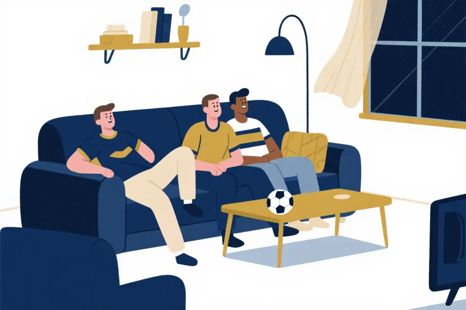 在家观赛规划示意图